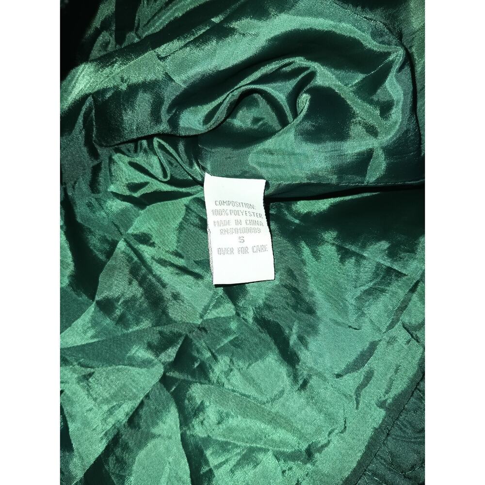Keren Hart Women's Quilted Puffer Vest Full Zip Outdoor Green Size Small W001 - Picture 6 of 7